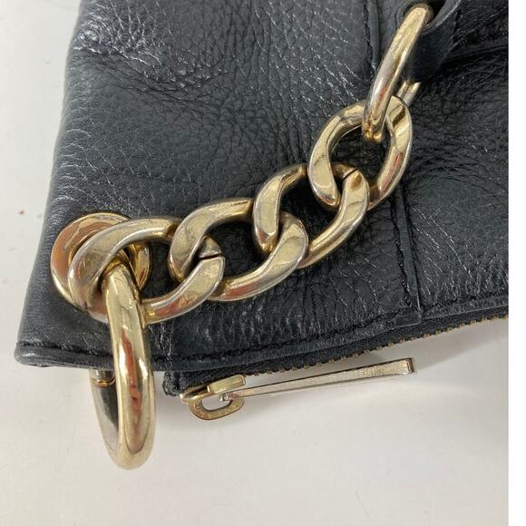 MICHAEL KORS MEDIUM SIZE BLACK PEBBLED LEATHER CROSSBODY BAG - Picture 14 of 16